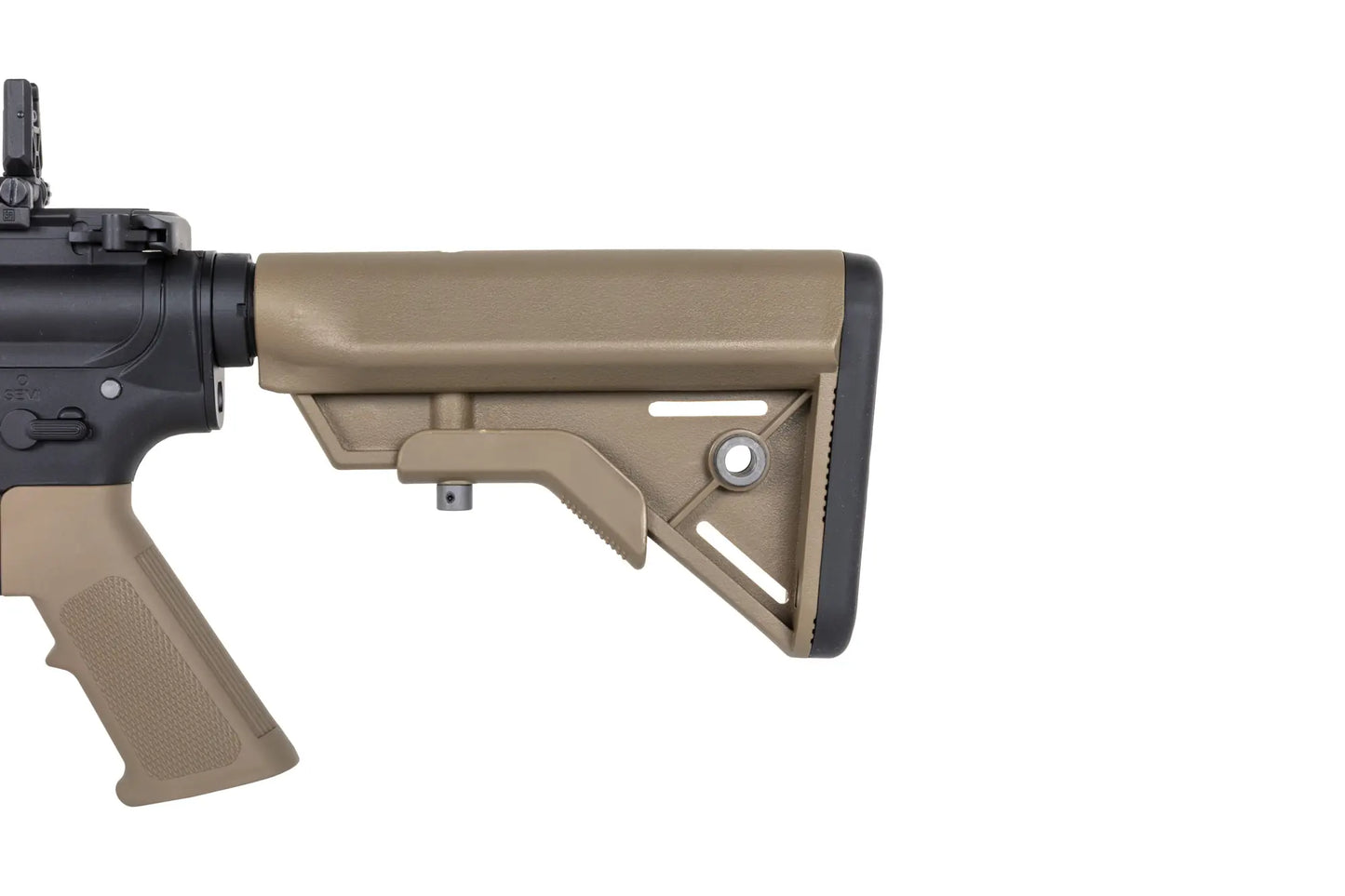 Specna Arms SA-F09 FLEX™ Gen.2 BLDC™ HAL ETU™ ASG Karabiner – Half-Tan (unter 0,5 Joule)
