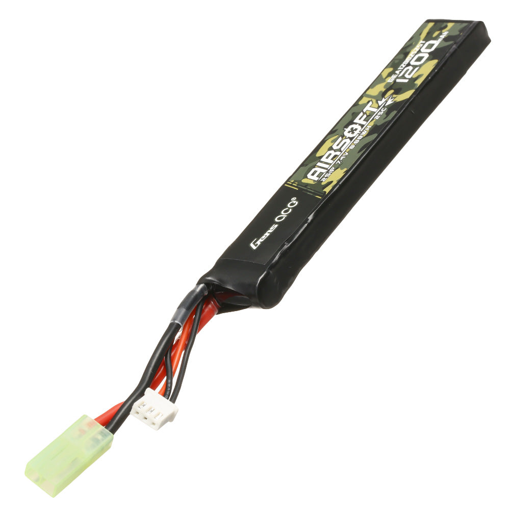 Gens ace 25C 1200mAh 7.4V Lipo Battery - Mini tamiya