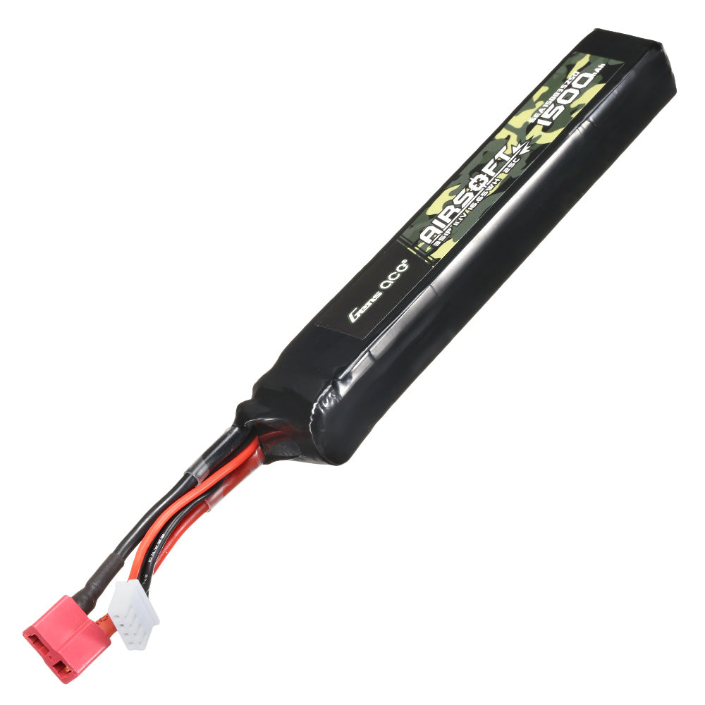 Gens ace 25C 1500mAh 11.1V Airsoft Gun Lipo Battery - T Plug