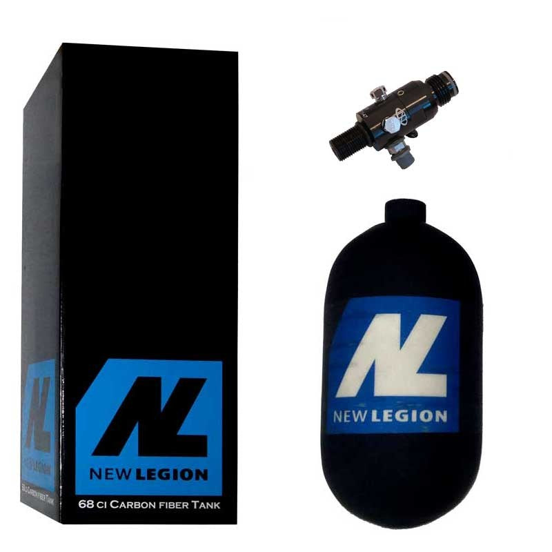 New Legion Carbon HP System - 1,1 L / 300 Bar 68 CI/ 4500PSI AIR SYSTEM