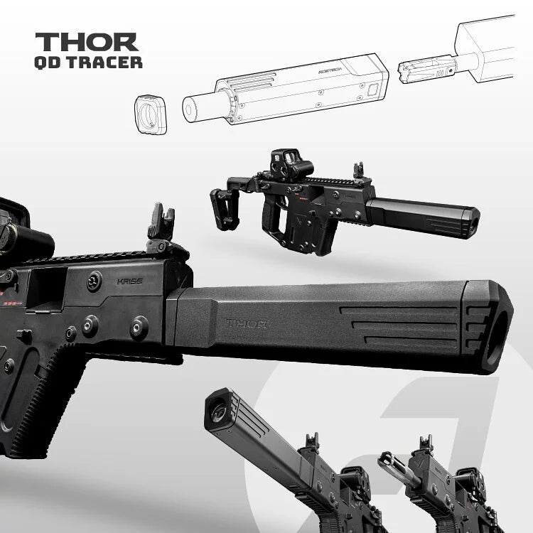 ACETECH THOR Brighter C tracer silencer for Krytac Kriss Vector