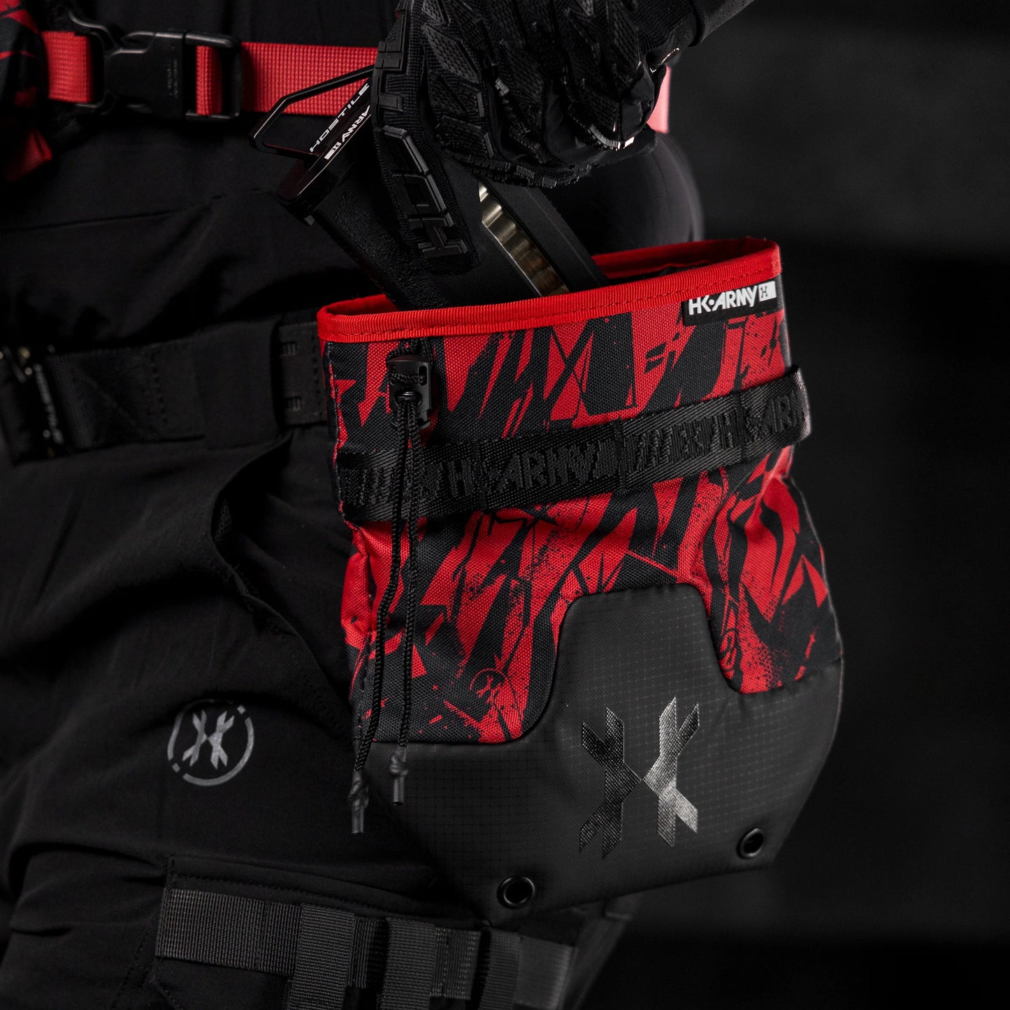 AK Army EVAC DUMP POUCH - RED