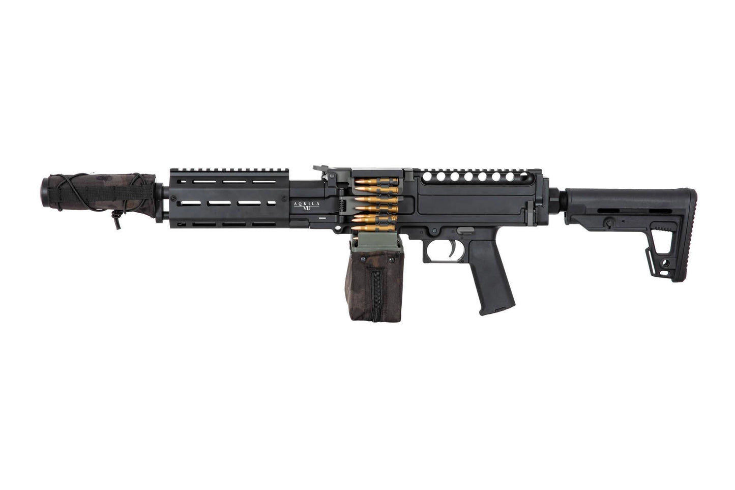 AQUILA VII LMG Light Machine Gun Replica - black 0,5 Joule