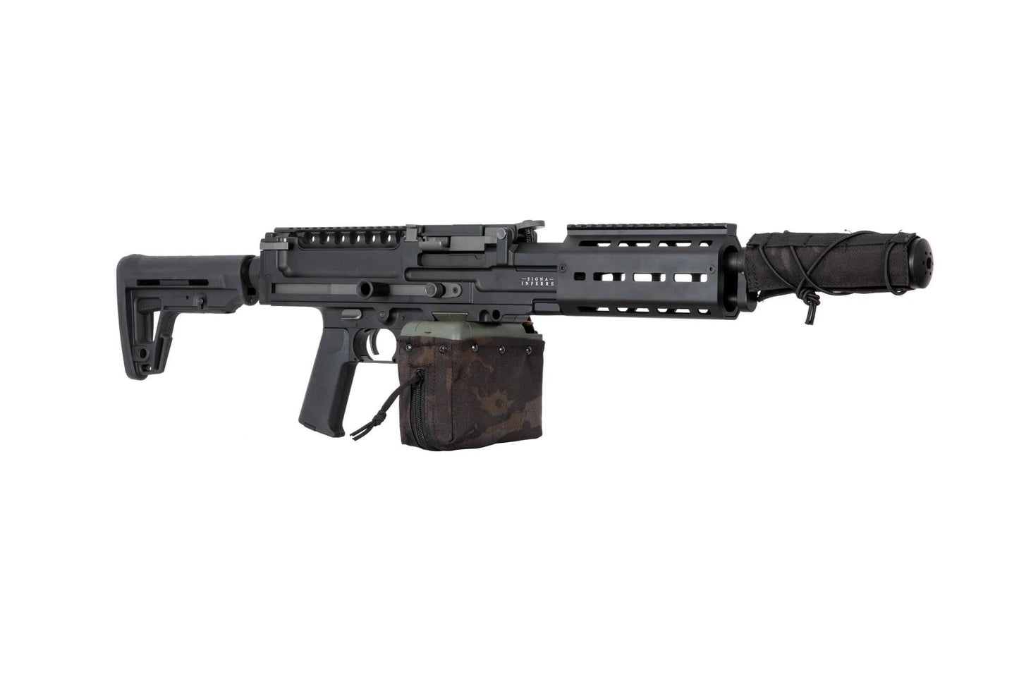AQUILA VII LMG Light Machine Gun Replica - black 0,5 Joule