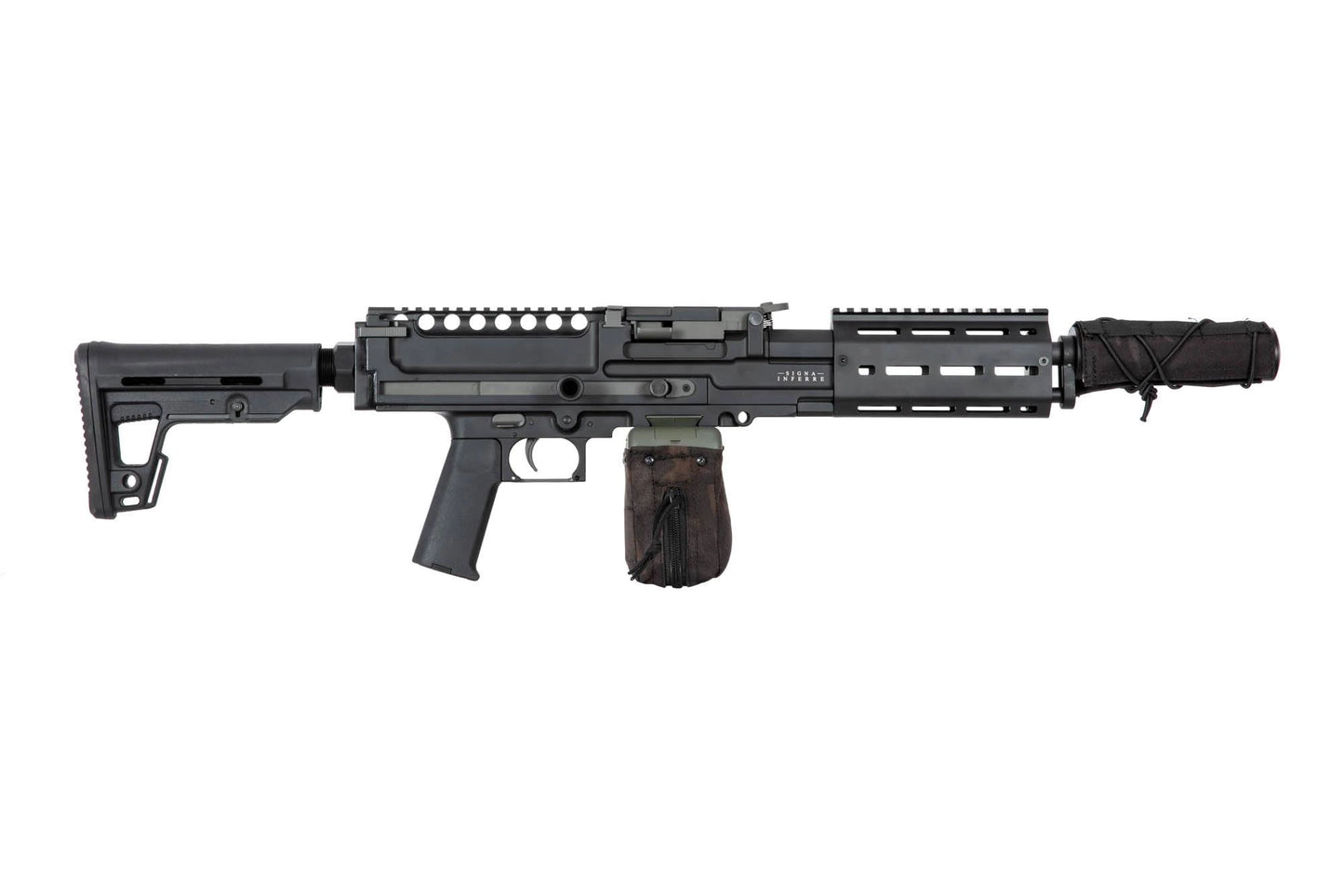 AQUILA VII LMG Light Machine Gun Replica - black 0,5 Joule