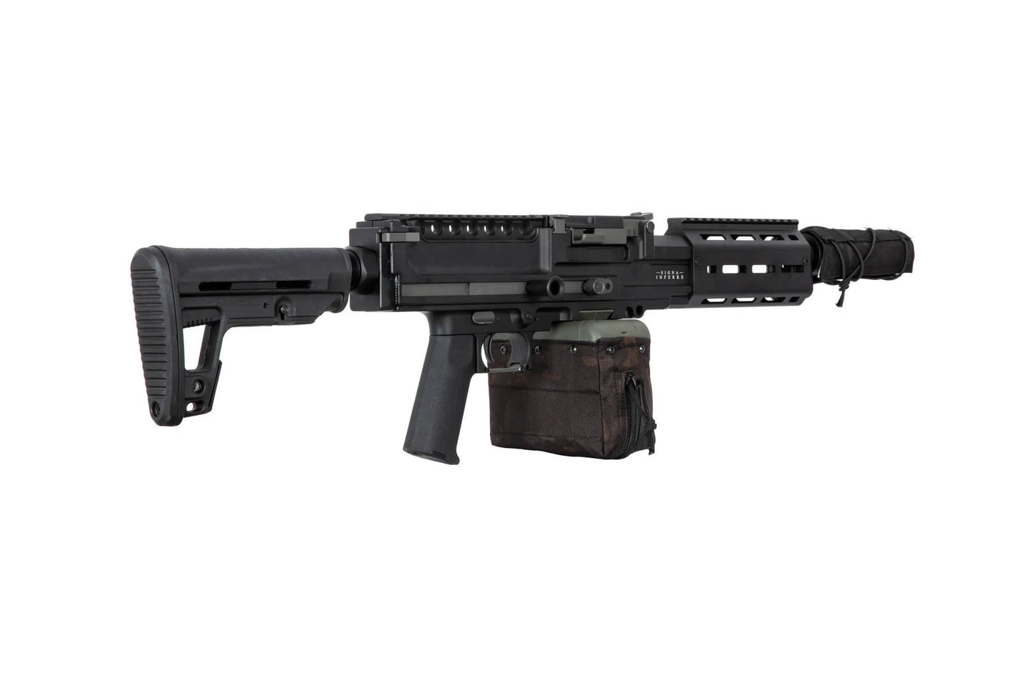 AQUILA VII LMG Light Machine Gun Replica - black 0,5 Joule