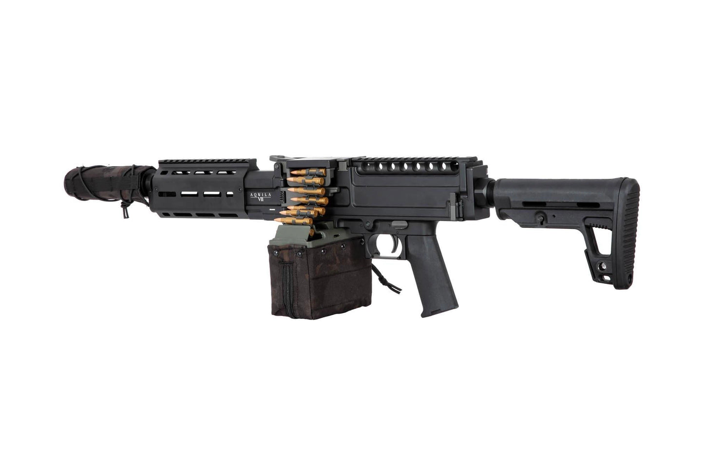 AQUILA VII LMG Light Machine Gun Replica - black 0,5 Joule
