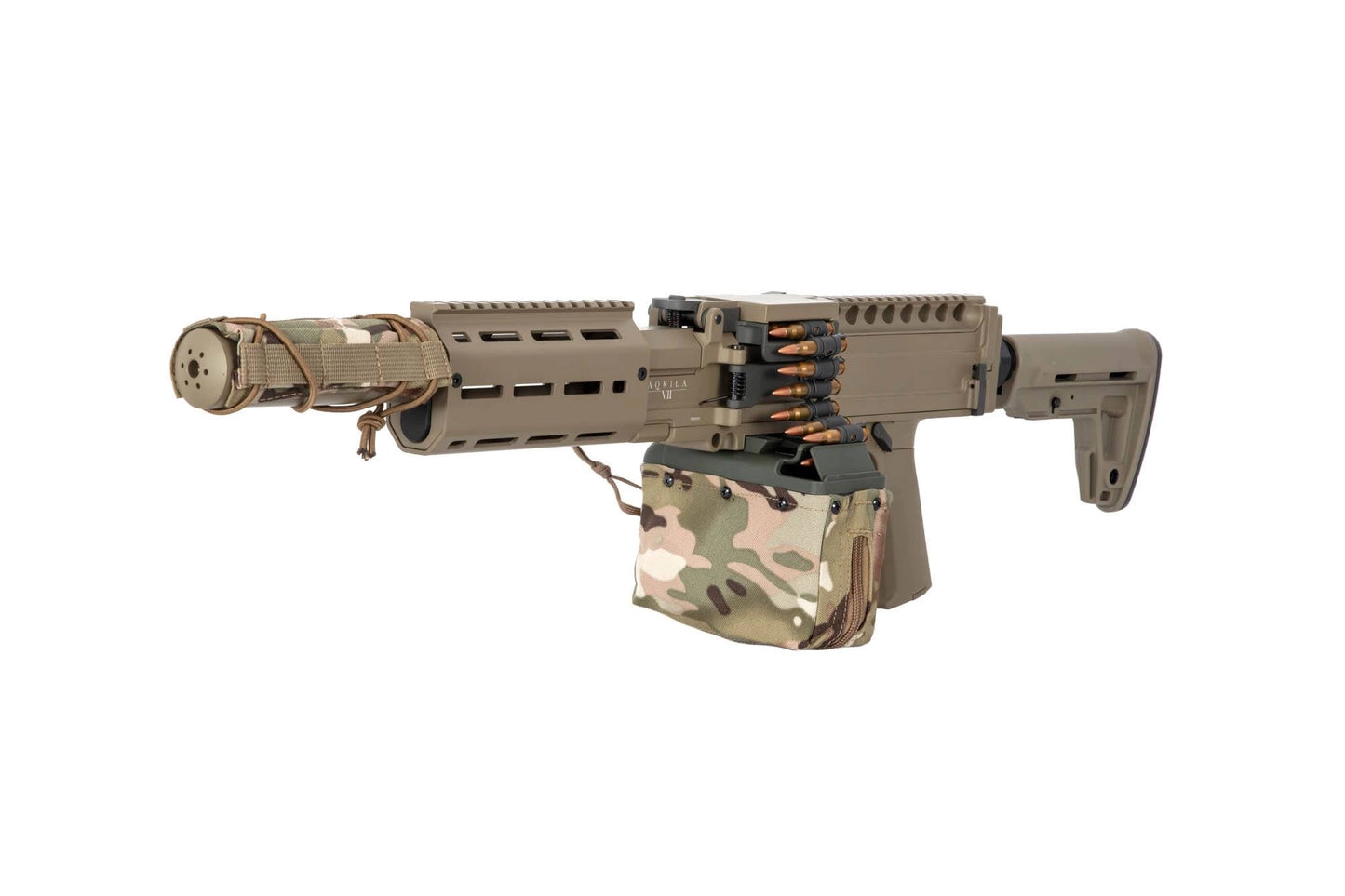 AQUILA VII LMG Light Machine Gun Replica - tan 0,5 Joule