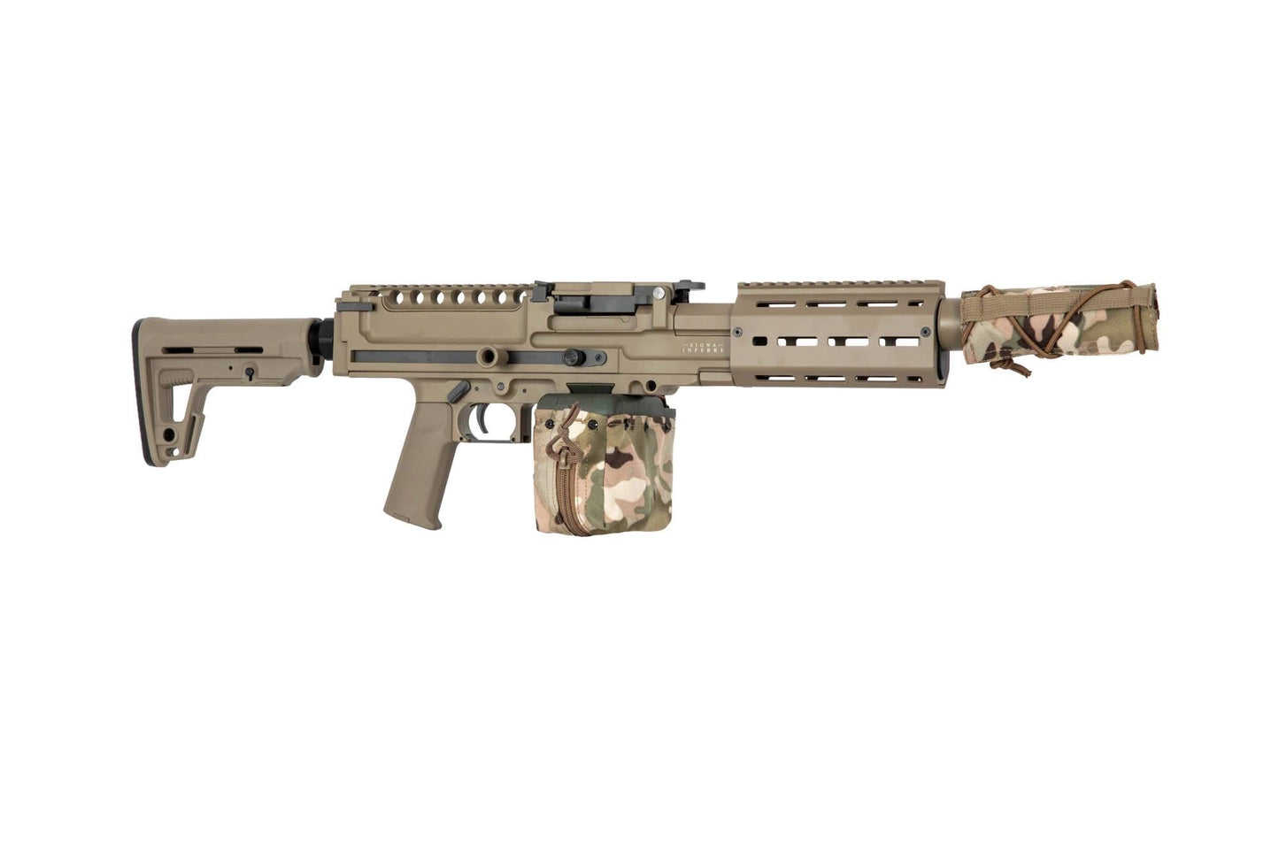 AQUILA VII LMG Light Machine Gun Replica - tan 0,5 Joule