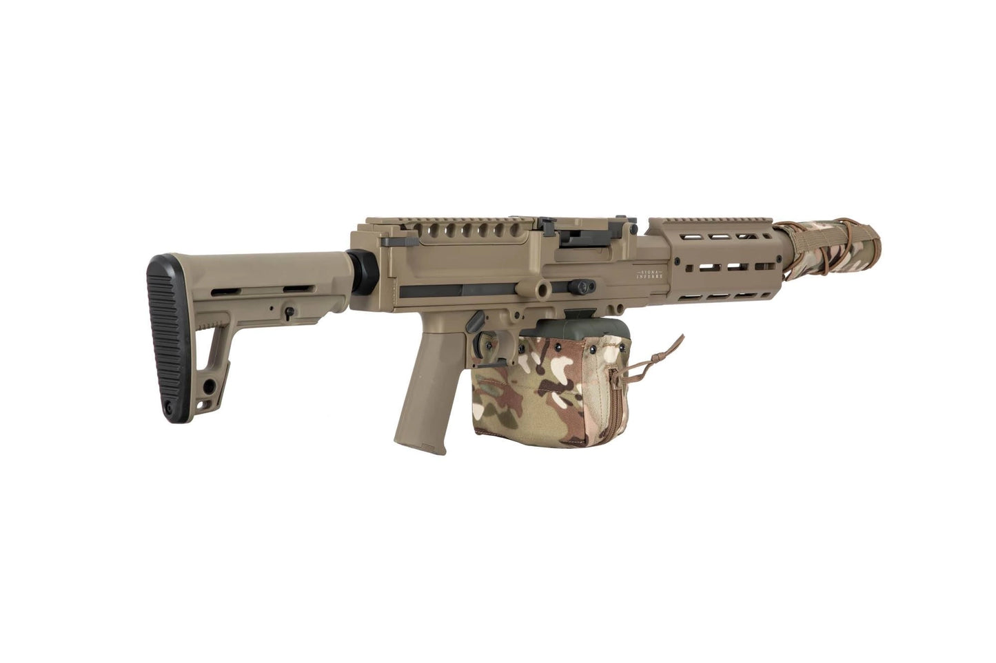 AQUILA VII LMG Light Machine Gun Replica - tan 0,5 Joule