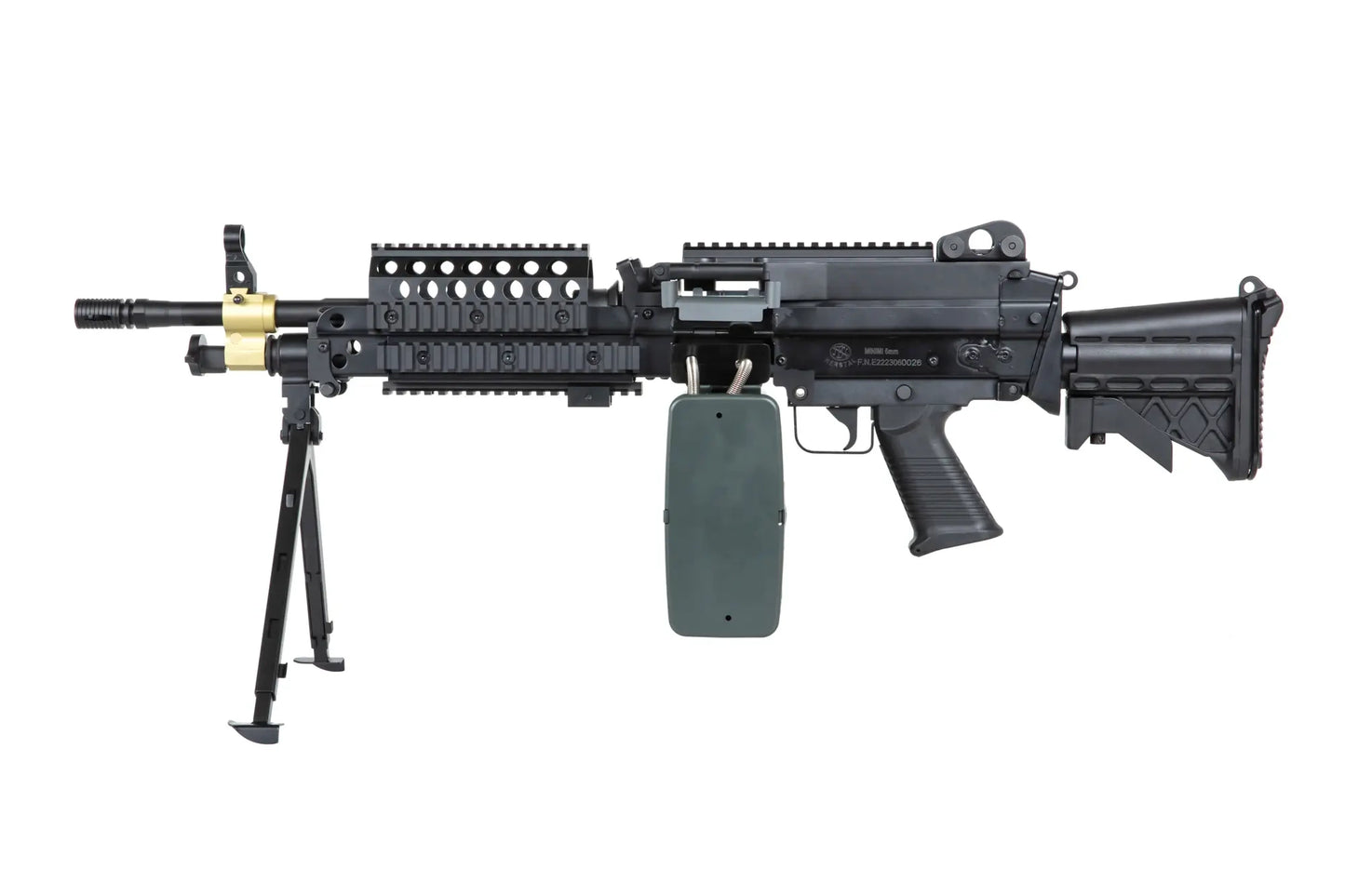 A&K Cybergun MK46 Black Airsoft Machine Gun 0,5 Joule