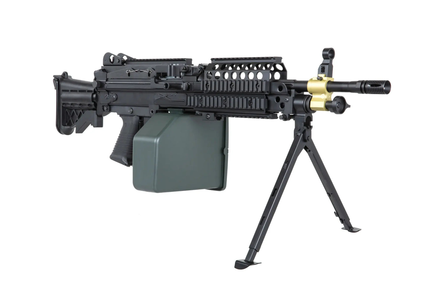A&K Cybergun MK46 Black Airsoft Machine Gun 0,5 Joule