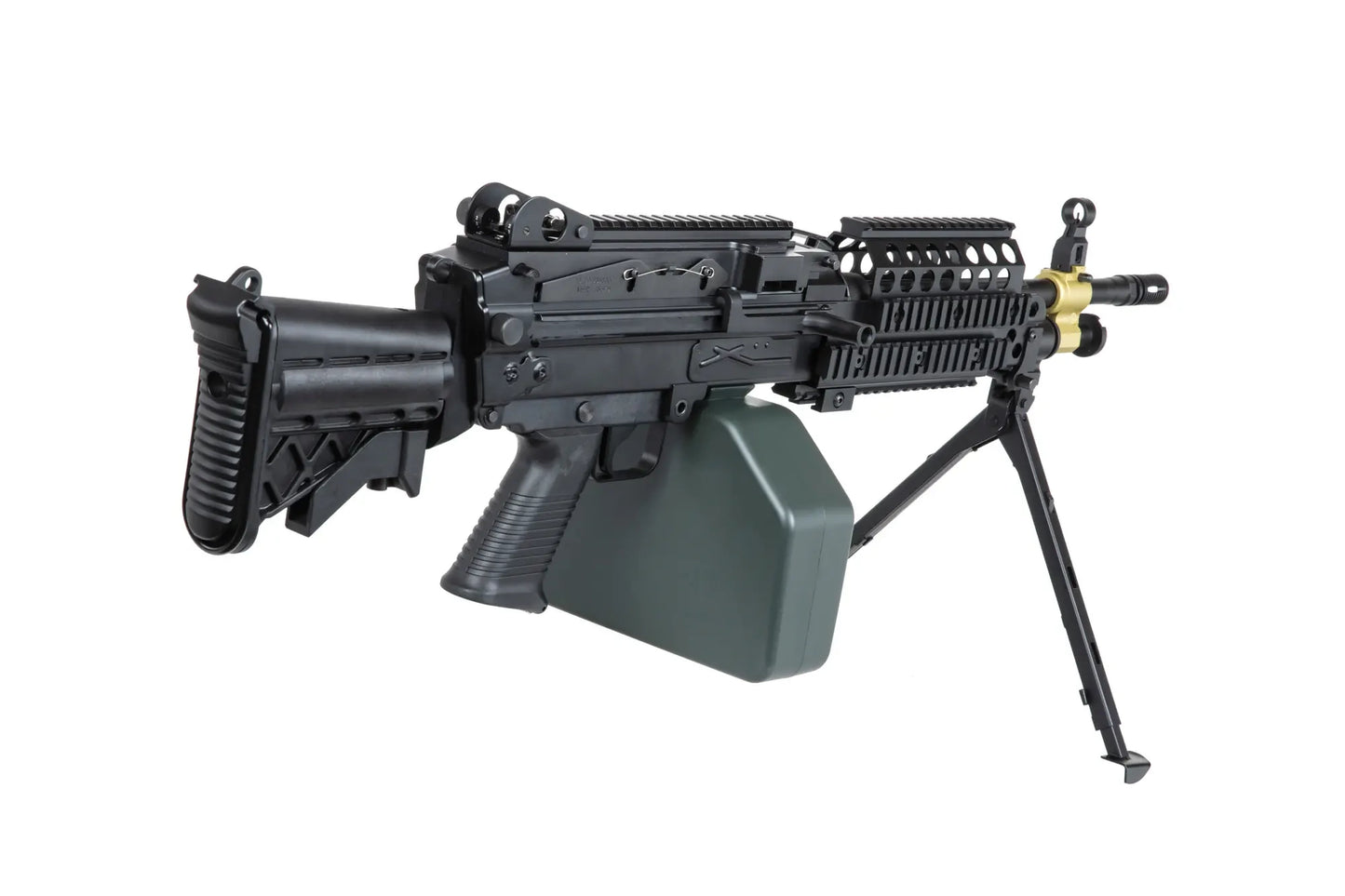 A&K Cybergun MK46 Black Airsoft Machine Gun 0,5 Joule