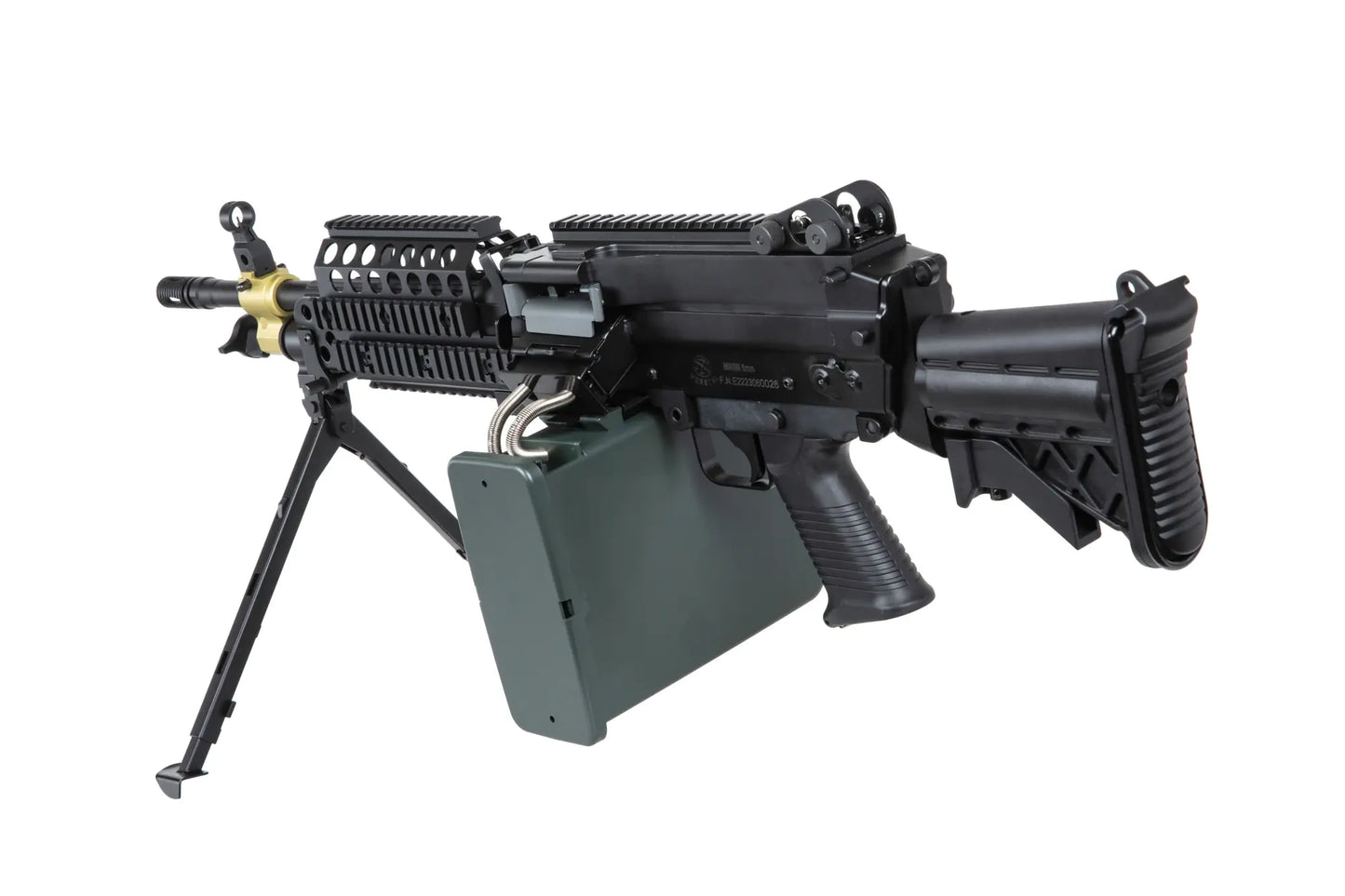 A&K Cybergun MK46 Black Airsoft Machine Gun 0,5 Joule