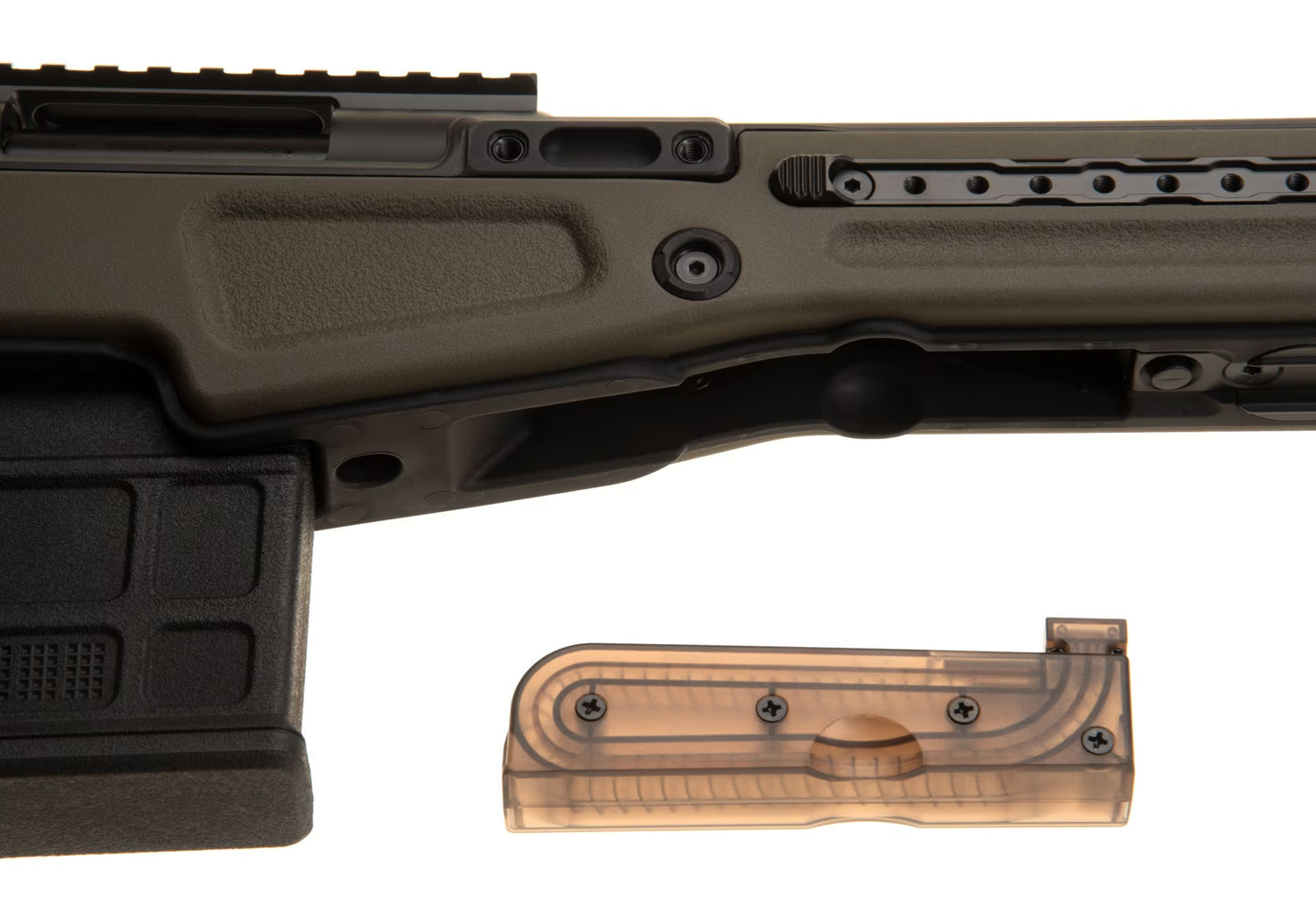 Action Army AAC T10 Short Bolt Action Sniper Rifle OD