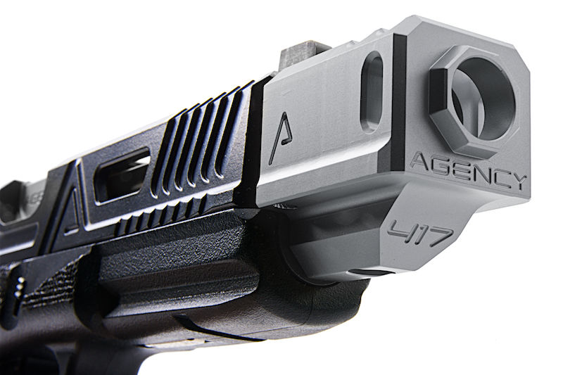 Agency Arms Airsoft 417 Compensator (14mm CCW) - Grey