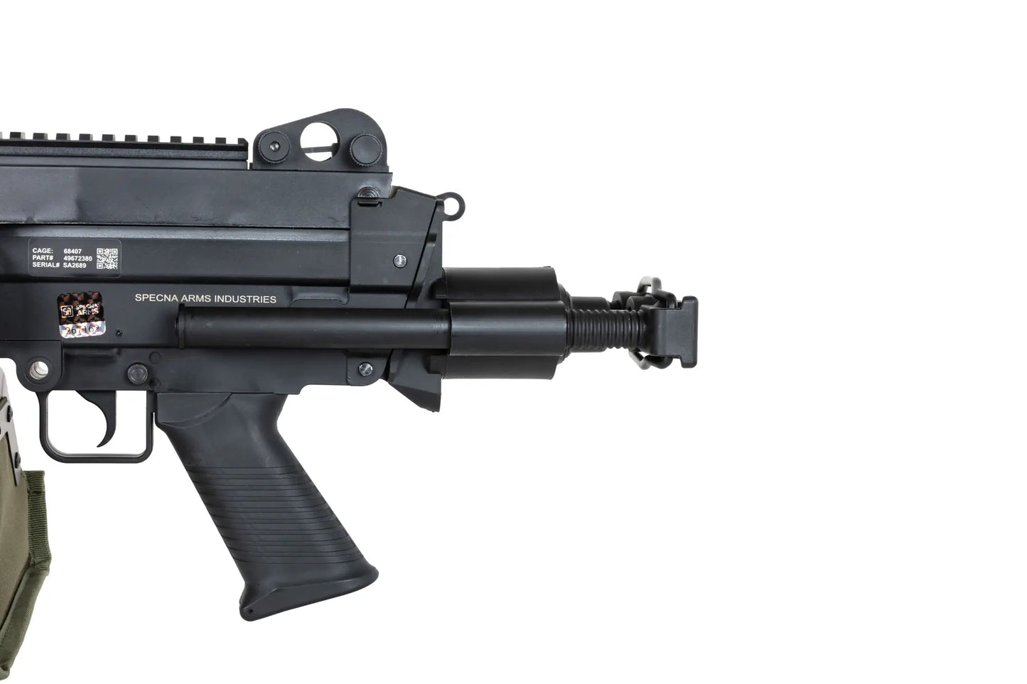 Airsoft machine gun Specna Arms SA-F249 PARA FLEX™ GATE X-ASR™ Black 0,5 Joule