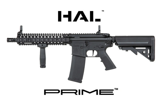 Airsoft rifle Specna Arms Daniel Defense® MK18 SA-P19 Prime™ HAL™ ETU with brushless motor Black 0,5 Joule