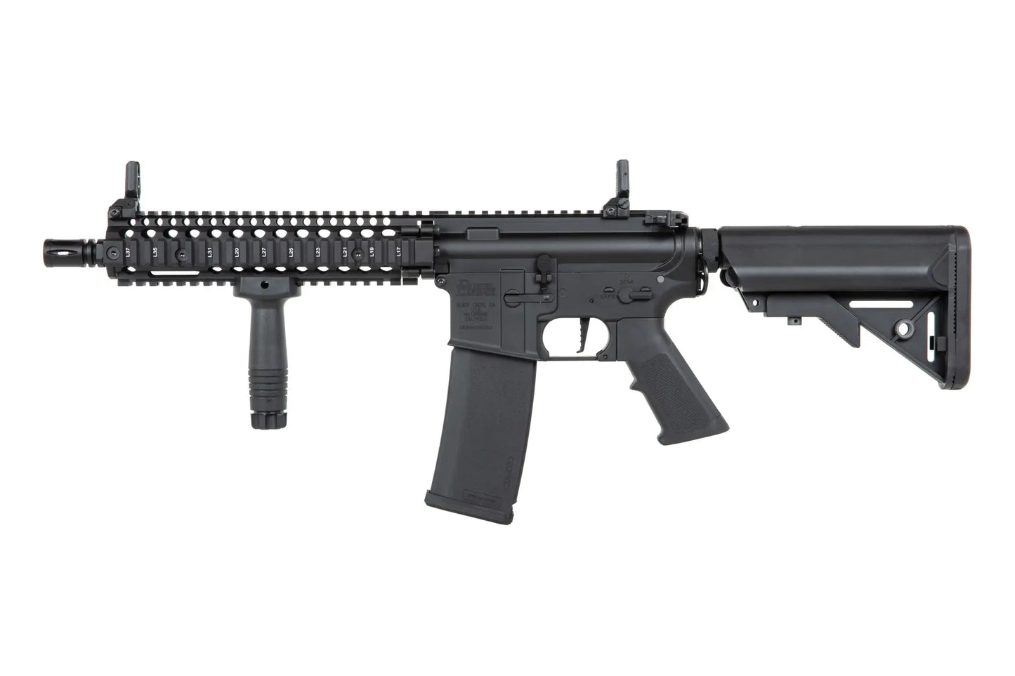 Airsoft rifle Specna Arms Daniel Defense® MK18 SA-P19 Prime™ HAL™ ETU with brushless motor Black 0,5 Joule