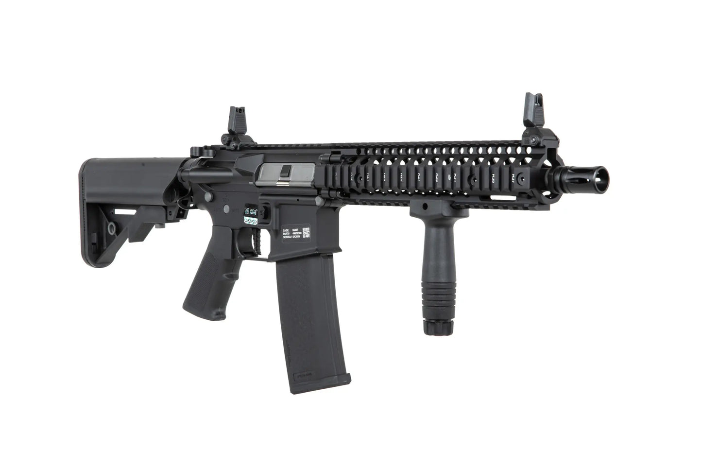 Airsoft rifle Specna Arms Daniel Defense® MK18 SA-P19 Prime™ HAL™ ETU with brushless motor Black 0,5 Joule