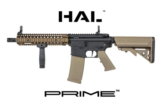 Airsoft rifle Specna Arms Daniel Defense® MK18 SA-P19 Prime™ HAL™ ETU with brushless motor Chaos Bronze 0,5 Joule