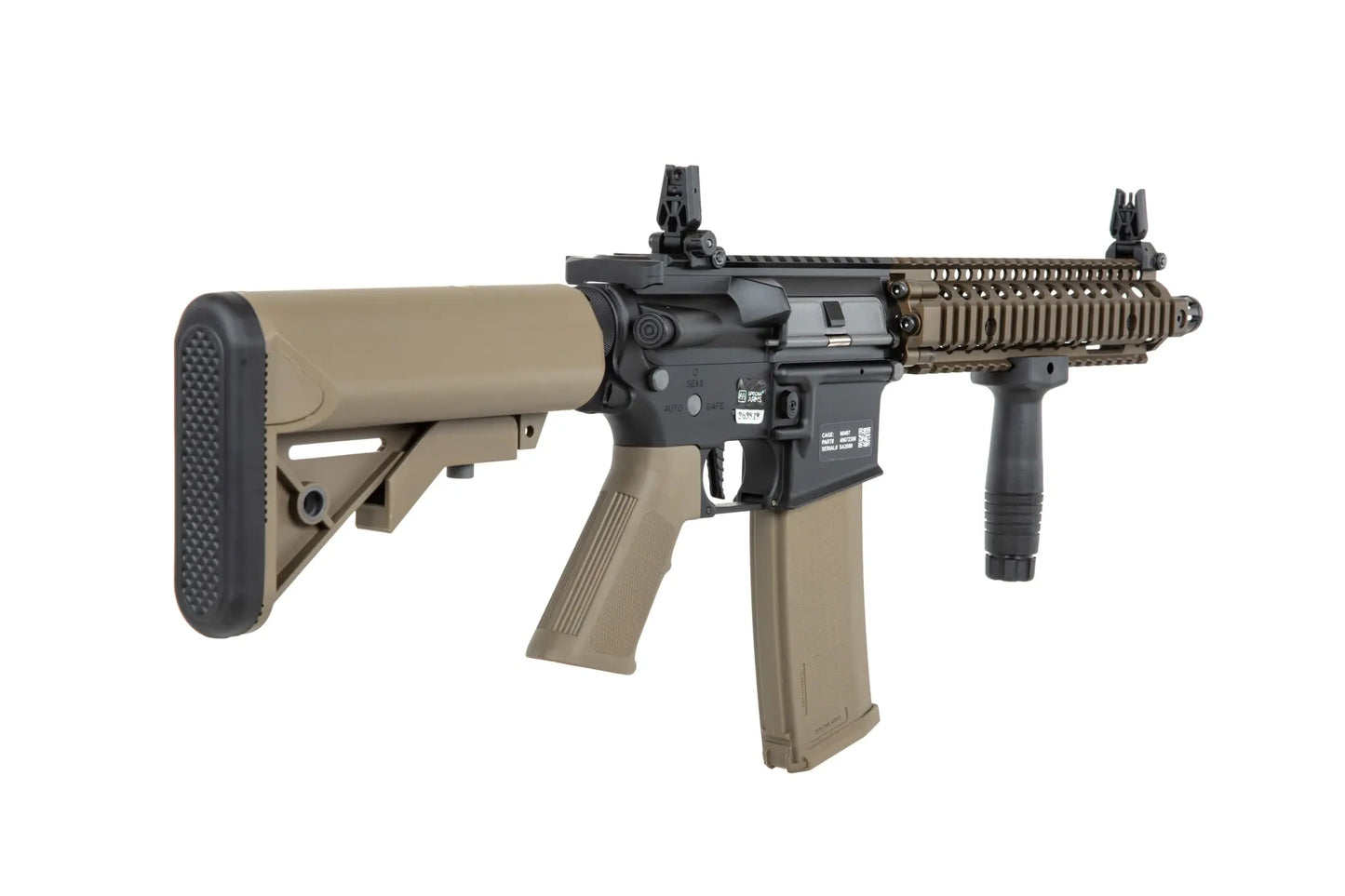 Airsoft rifle Specna Arms Daniel Defense® MK18 SA-P19 Prime™ HAL™ ETU with brushless motor Chaos Bronze 0,5 Joule
