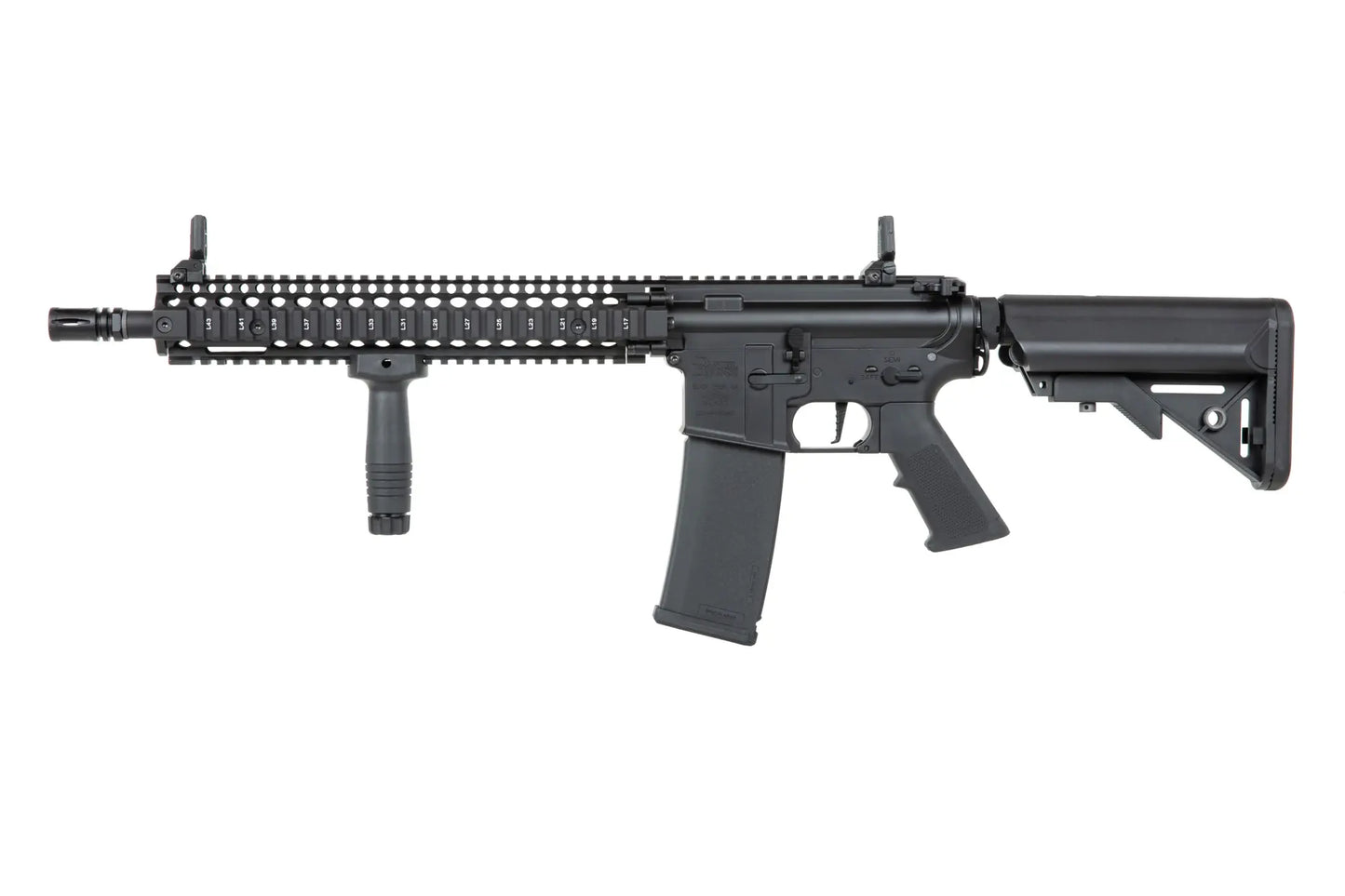 Airsoft rifle Specna Arms Daniel Defense® MK18 SA-P26 Prime™ HAL™ ETU with brushless motor Black 0,5 Joule