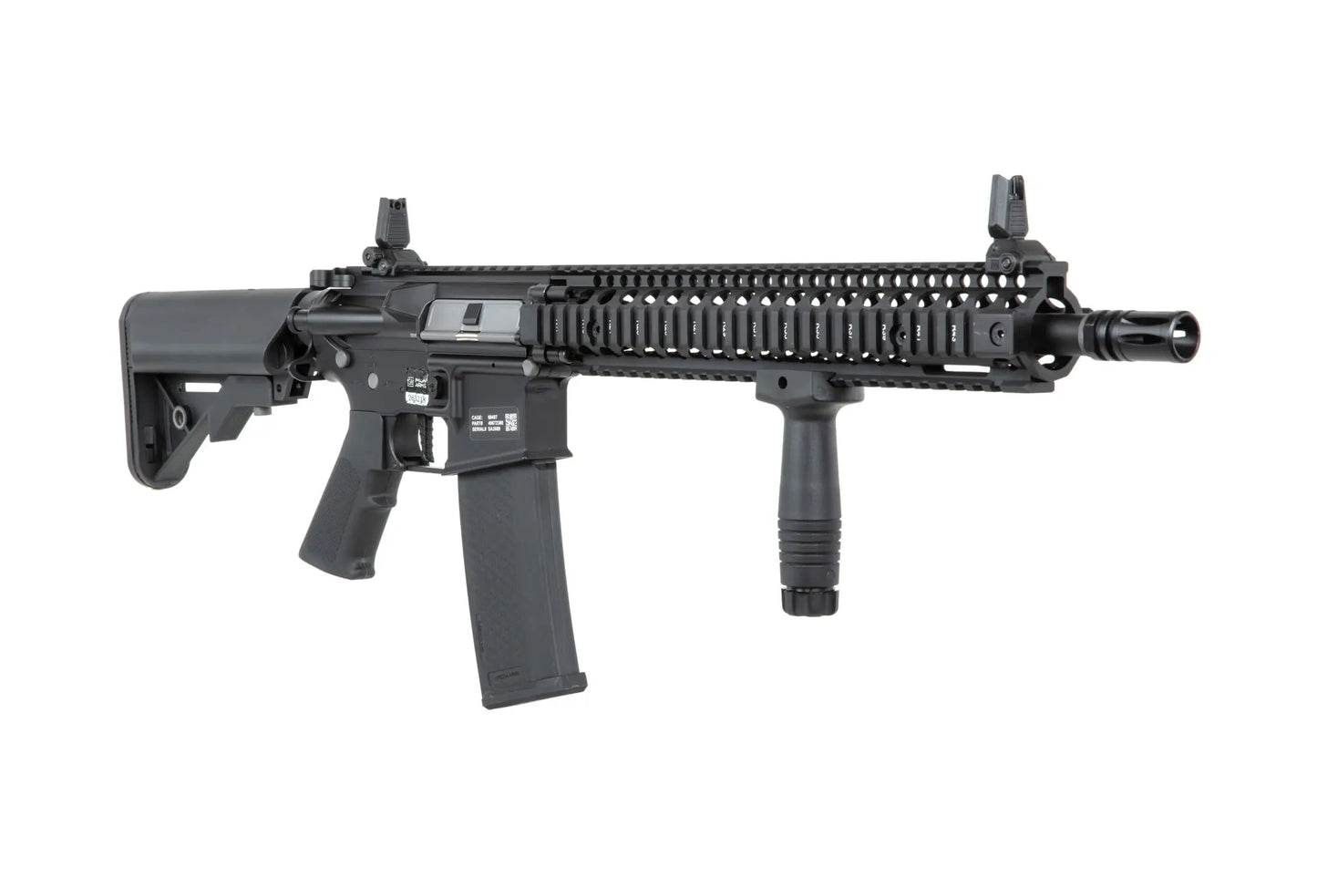 Airsoft rifle Specna Arms Daniel Defense® MK18 SA-P26 Prime™ HAL™ ETU with brushless motor Black 0,5 Joule