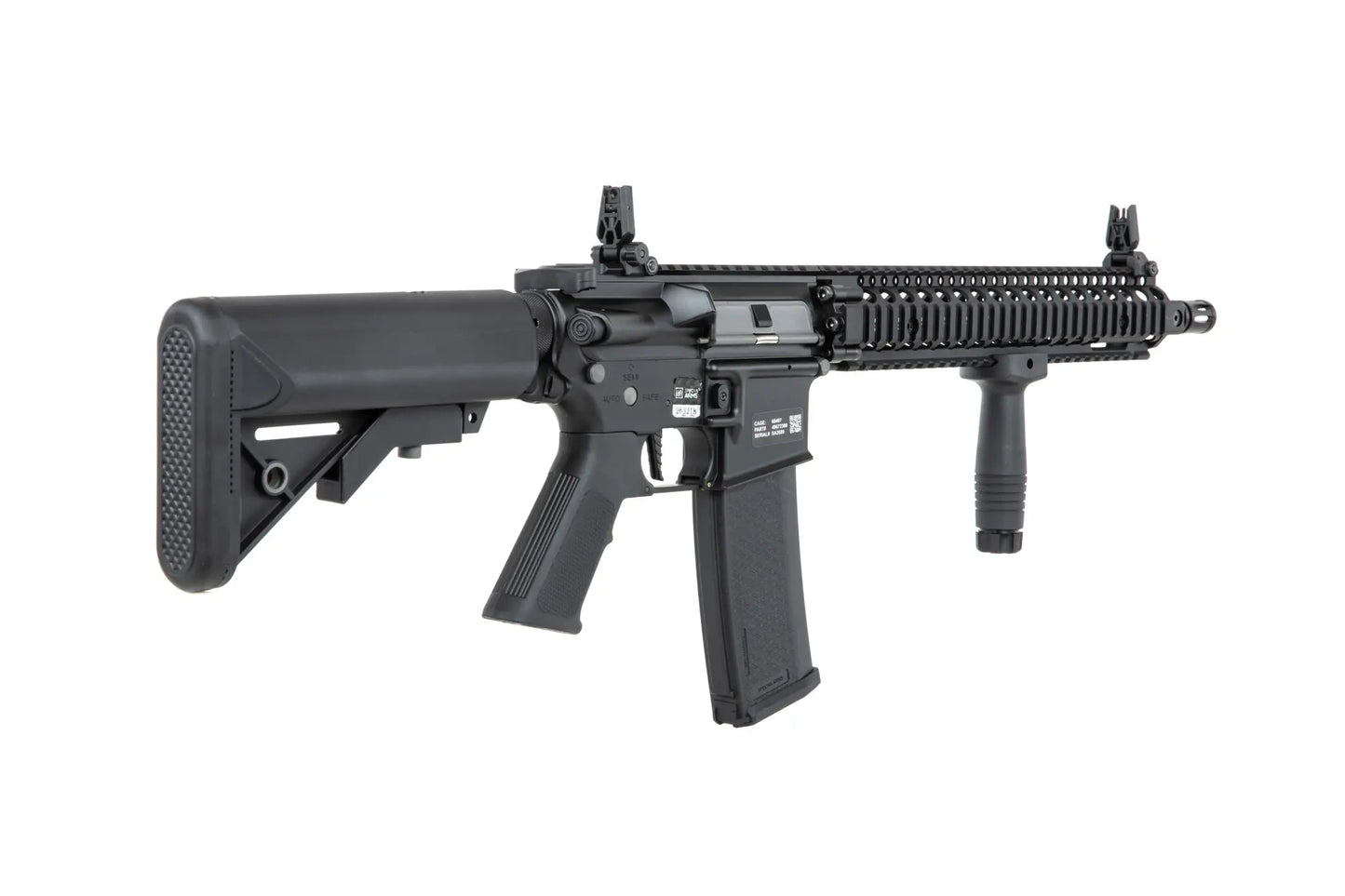 Airsoft rifle Specna Arms Daniel Defense® MK18 SA-P26 Prime™ HAL™ ETU with brushless motor Black 0,5 Joule