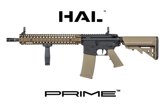 Airsoft rifle Specna Arms Daniel Defense® MK18 SA-P26 Prime™ HAL™ ETU with brushless motor Chaos Bronze 0,5 Joule