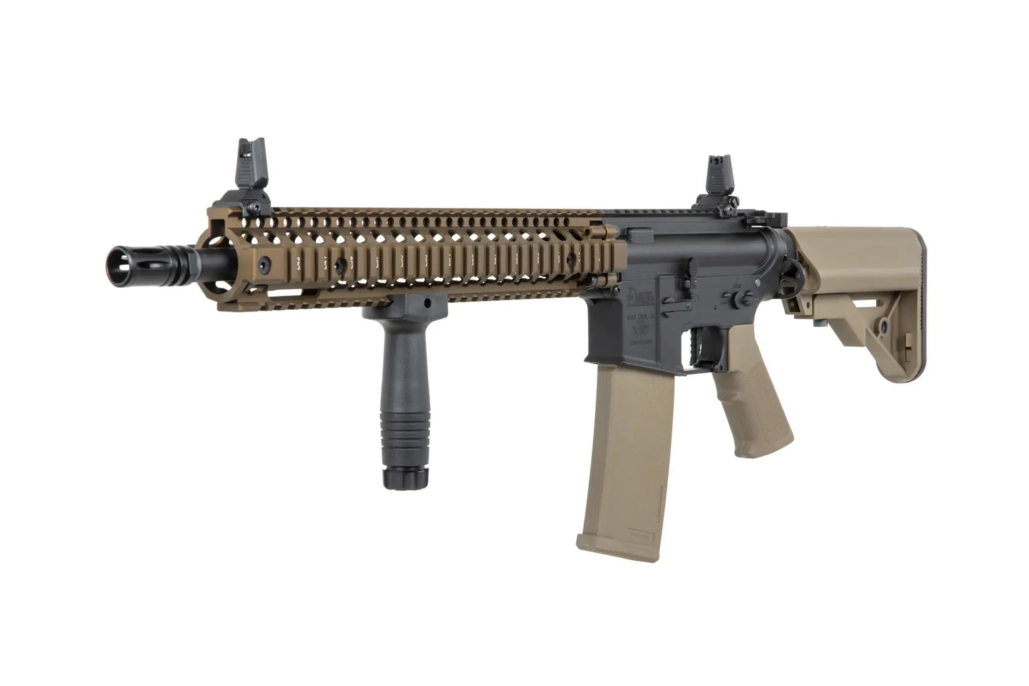 Airsoft rifle Specna Arms Daniel Defense® MK18 SA-P26 Prime™ HAL™ ETU with brushless motor Chaos Bronze 0,5 Joule
