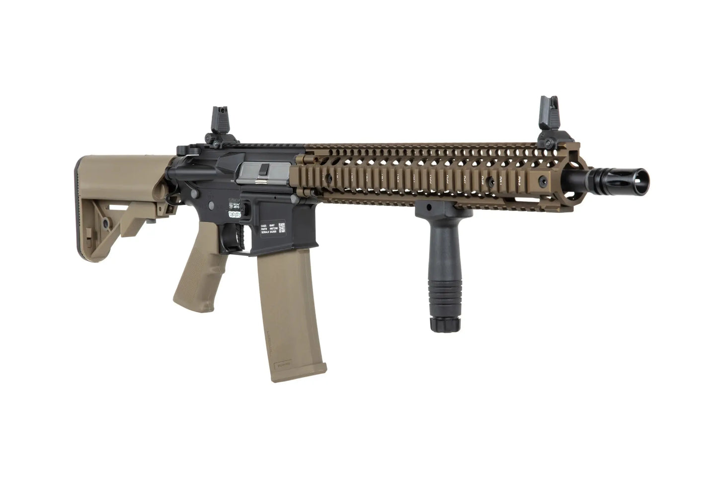 Airsoft rifle Specna Arms Daniel Defense® MK18 SA-P26 Prime™ HAL™ ETU with brushless motor Chaos Bronze 0,5 Joule