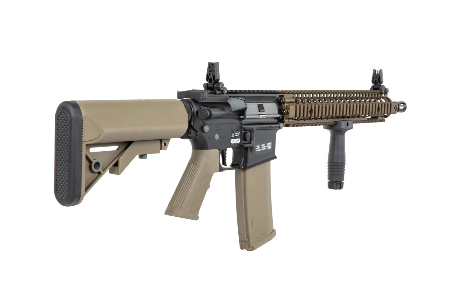 Airsoft rifle Specna Arms Daniel Defense® MK18 SA-P26 Prime™ HAL™ ETU with brushless motor Chaos Bronze 0,5 Joule