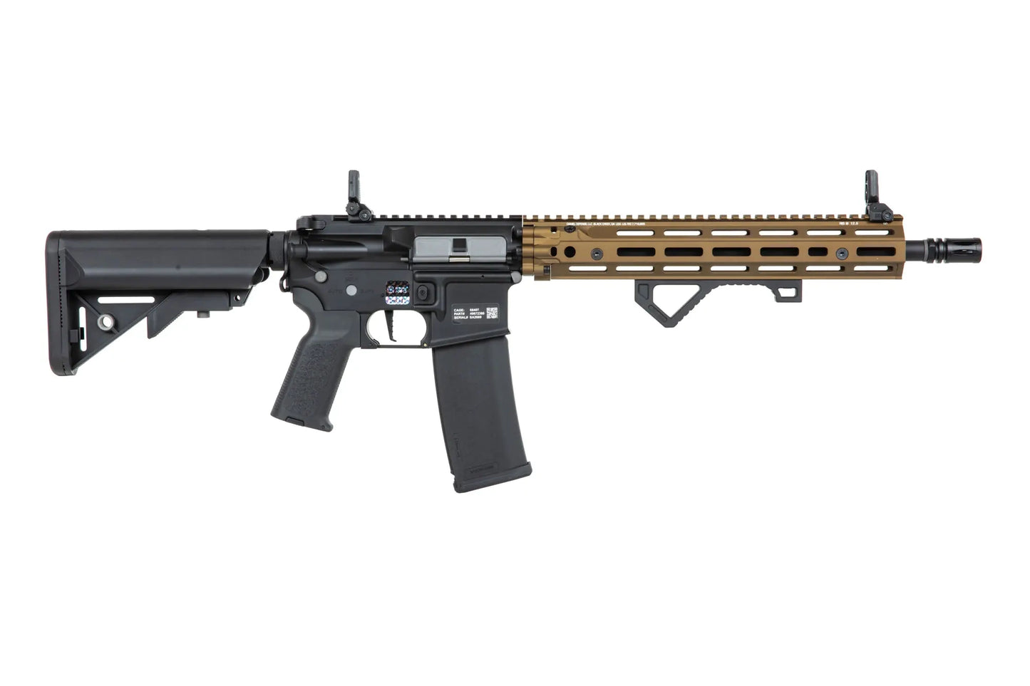 Airsoft rifle Specna Arms Daniel Defense® RIS III 12.5'' SA-P28 Prime™ HAL™ ETU with brushless motor Chaos Bronze 0,5 Joule