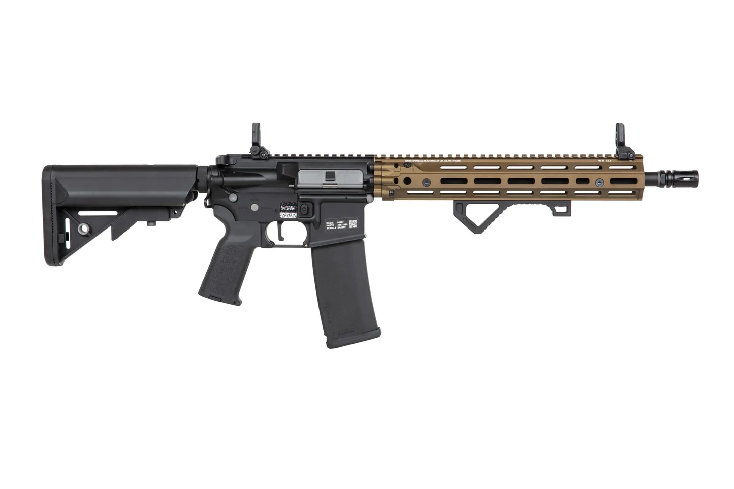 Airsoft rifle Specna Arms Daniel Defense® RIS III 12.5'' SA-P28 Prime™ Kestrel™ ETU with brushless motor Chaos Bronze 0,5 Joule