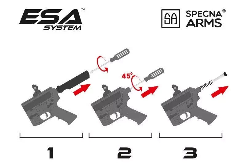 Airsoft rifle Specna Arms RRA SA-E03 EDGE™ HAL² ™ Half-Tan 0,5 Joule
