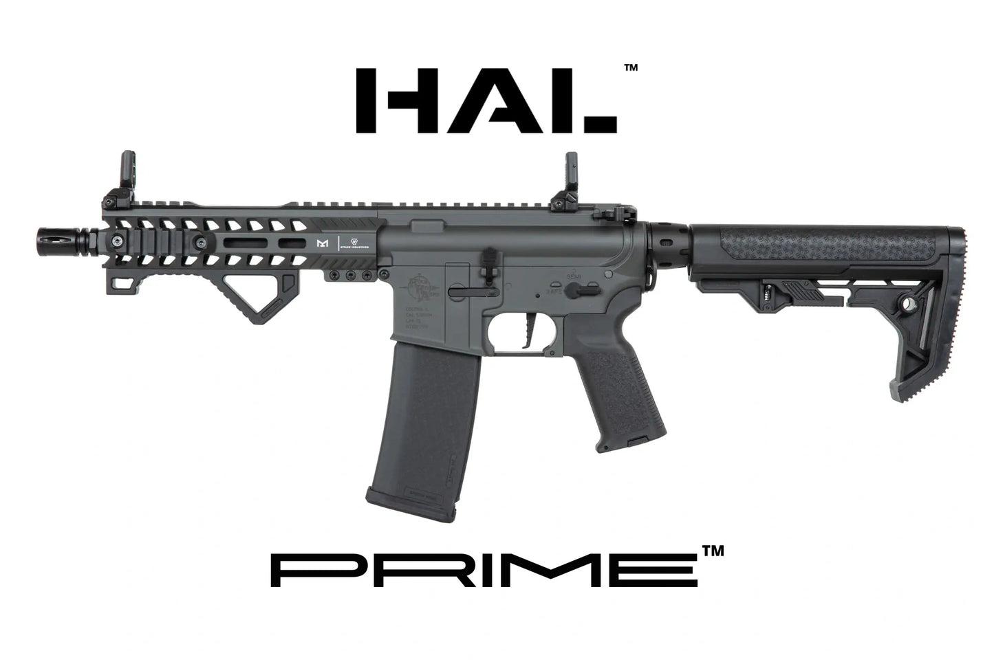 Airsoft rifle Specna Arms RRA SA-P17 Prime™ Light Ops Stock HAL™ ETU with brushless motor Grey 0,5 Joule