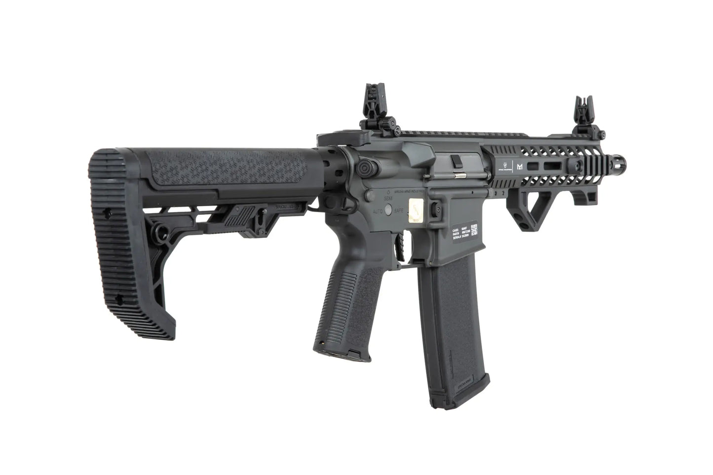 Airsoft rifle Specna Arms RRA SA-P17 Prime™ Light Ops Stock HAL™ ETU with brushless motor Grey 0,5 Joule