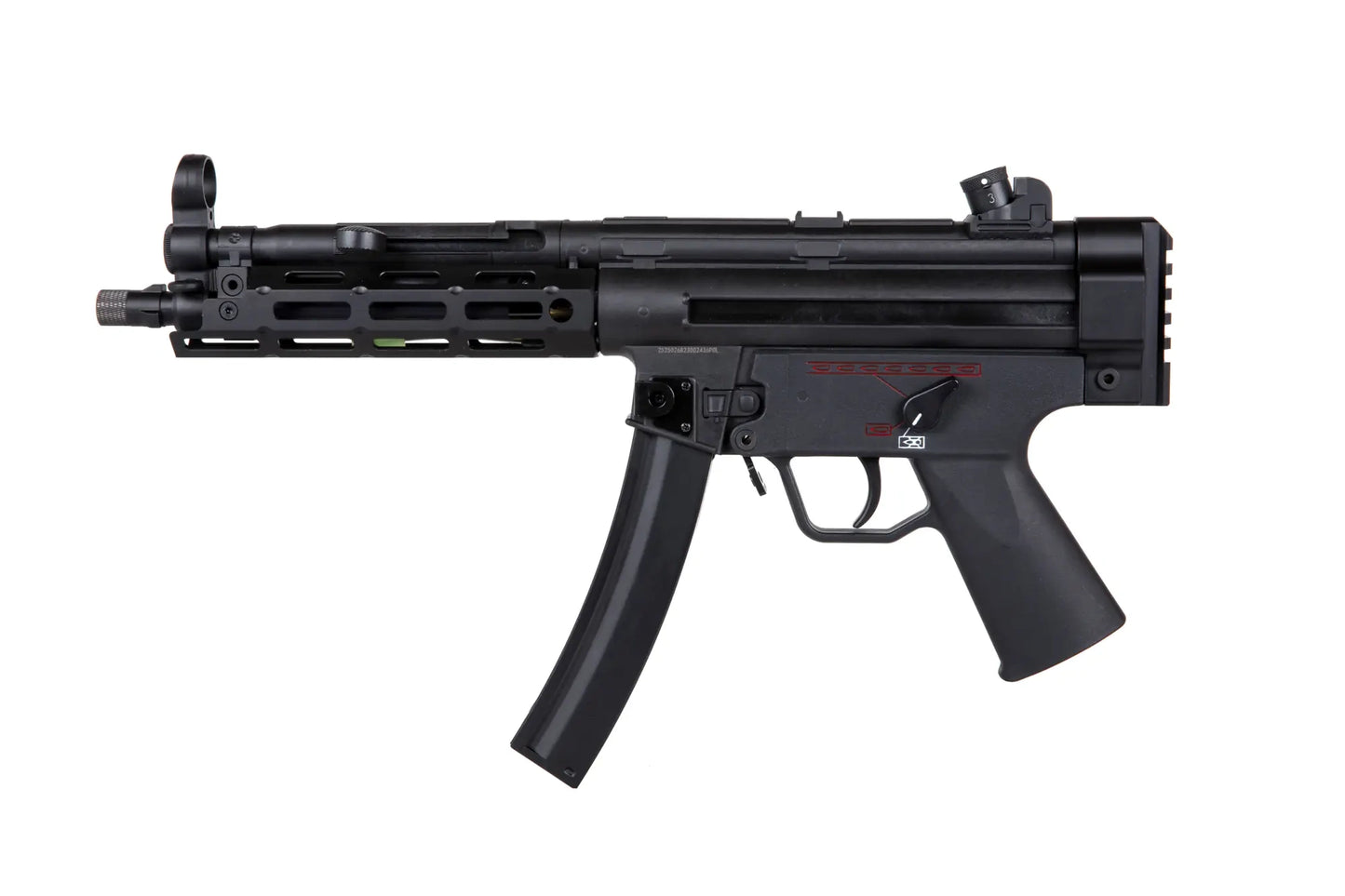 Airsoft submachine gun Golden Eagle 6858 M-Lok Black 0,5 Joule