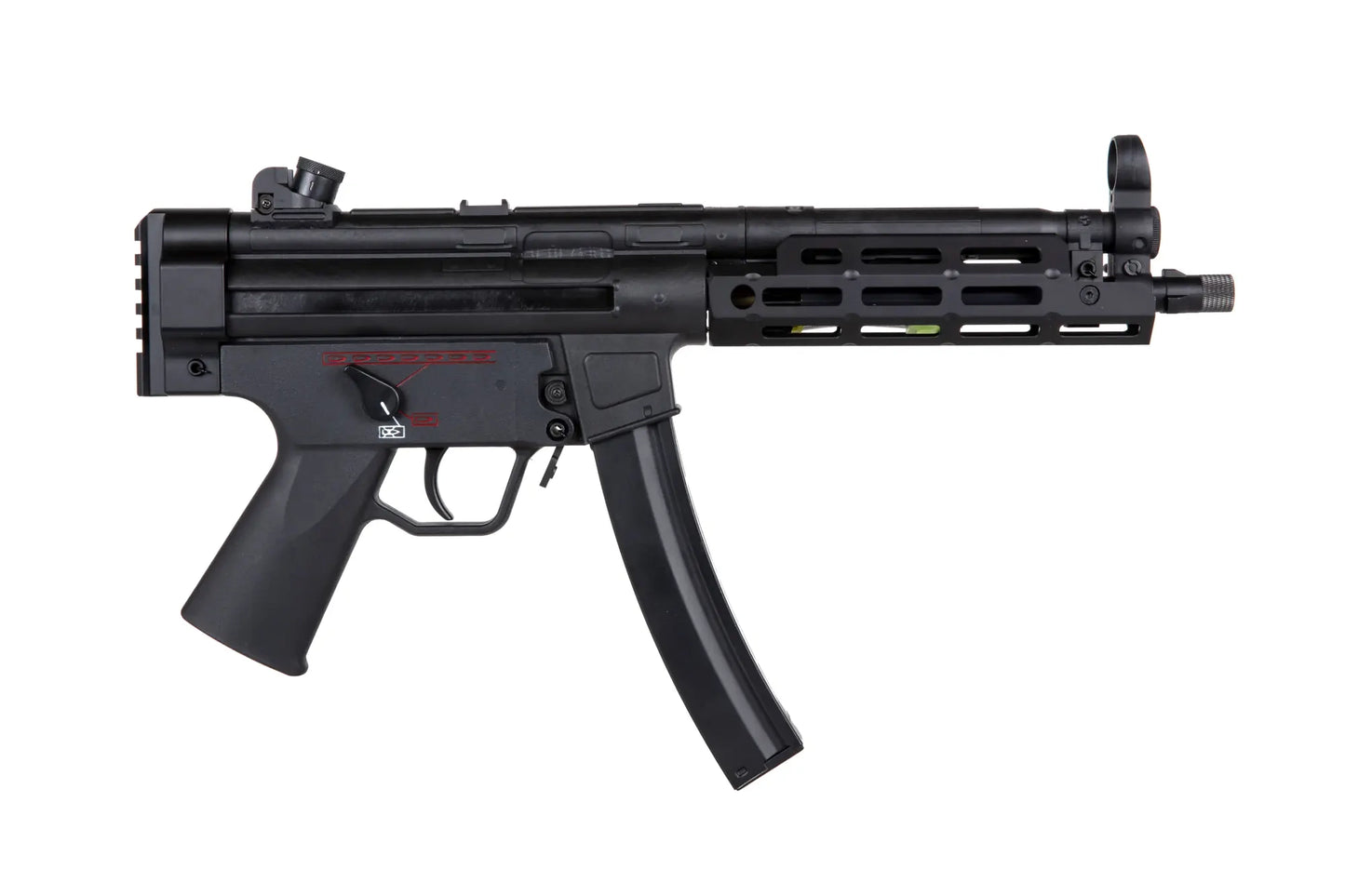 Airsoft submachine gun Golden Eagle 6858 M-Lok Black 0,5 Joule