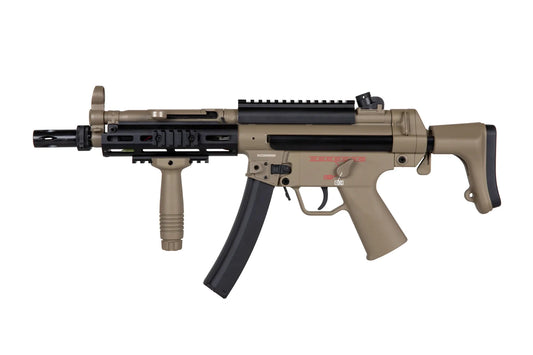 Airsoft submachine gun JG Works MP5-808 Tan 0,5 Joule