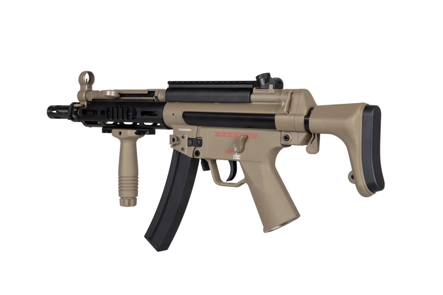 Airsoft submachine gun JG Works MP5-808 Tan 0,5 Joule