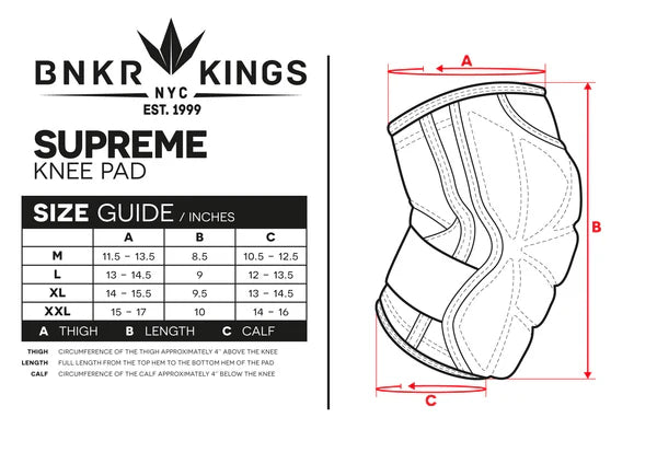Bunkerkings V2 Supreme Knee Pads