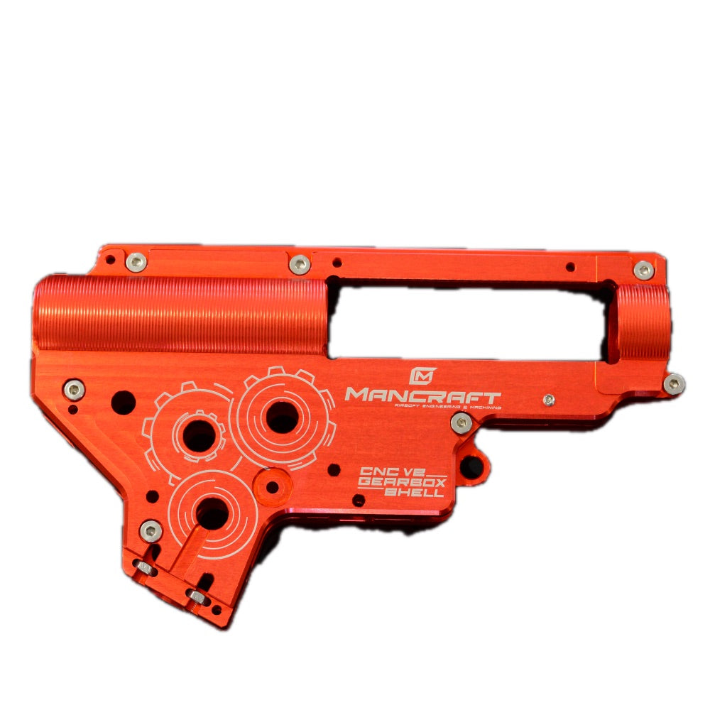 CNC Gearbox V2 - 8mm Rot / Orange