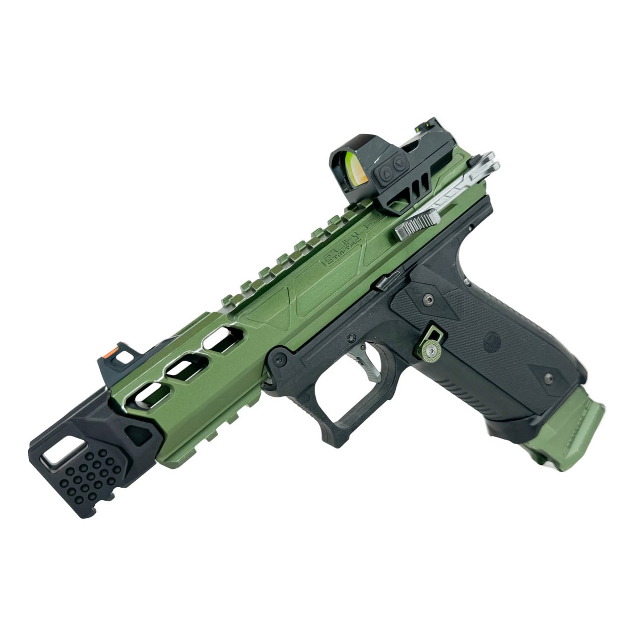 CTM tactical FUKU-2 CNC short normal upper set for AAP-01 - Army green / Black