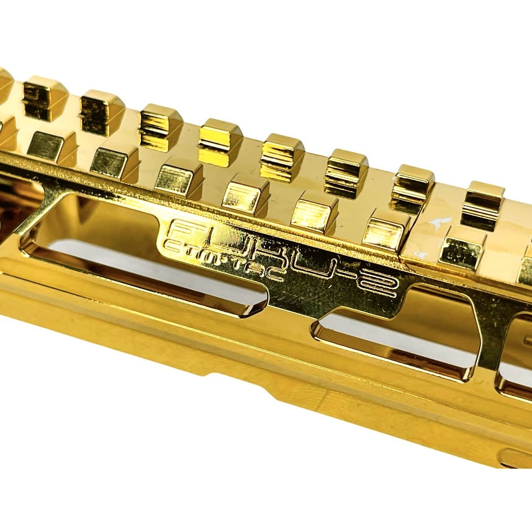 CTM tactical FUKU-2 CNC short normal upper set for AAP-01 - Electroplated Gold
