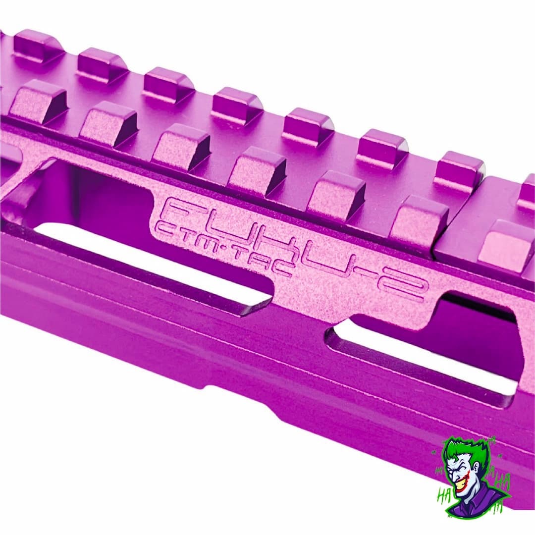 CTM tactical FUKU-2 CNC upper set - Long cut out for AAP-01 - Purple / Green