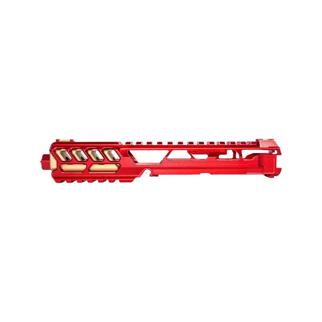 CTM tactical FUKU-2 CNC upper set - Long cut out for AAP-01 - Red / Gold