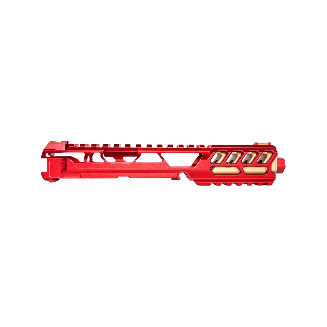 CTM tactical FUKU-2 CNC upper set - Long cut out for AAP-01 - Red / Gold