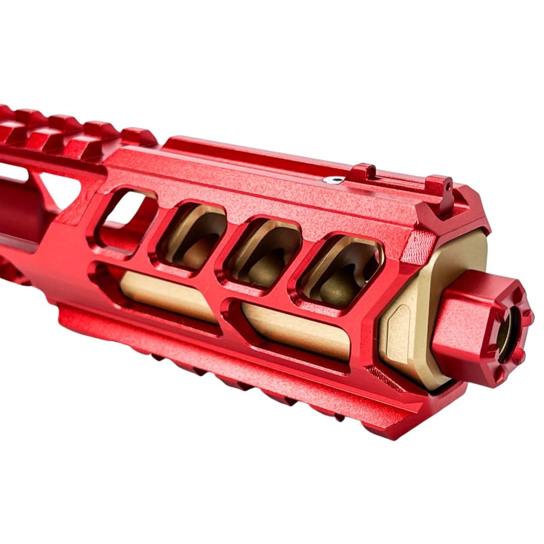 CTM tactical FUKU-2 CNC upper set - Long cut out for AAP-01 - Red / Gold
